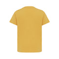 Ochre Yellow - Back - Iqoniq Childrens-Kids Koli Recycled Cotton Lightweight T-Shirt