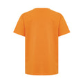 Orange - Back - Iqoniq Childrens-Kids Koli Recycled Cotton Lightweight T-Shirt