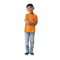 Orange - Side - Iqoniq Childrens-Kids Koli Recycled Cotton Lightweight T-Shirt