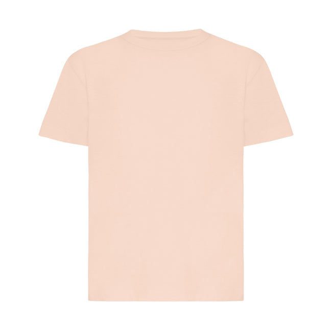 Peach Nectar - Front - Iqoniq Childrens-Kids Koli Recycled Cotton Lightweight T-Shirt
