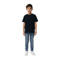 Black - Side - Iqoniq Childrens-Kids Koli Recycled Cotton Lightweight T-Shirt