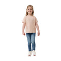 Peach Nectar - Side - Iqoniq Childrens-Kids Koli Recycled Cotton Lightweight T-Shirt