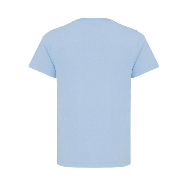 Sky Blue - Back - Iqoniq Childrens-Kids Koli Recycled Cotton Lightweight T-Shirt