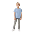 Sky Blue - Side - Iqoniq Childrens-Kids Koli Recycled Cotton Lightweight T-Shirt