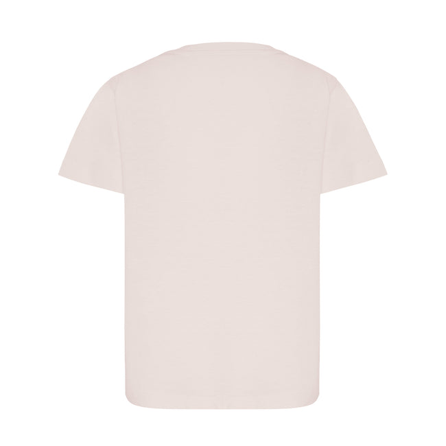 Cloud Pink - Back - Iqoniq Childrens-Kids Koli Recycled Cotton Lightweight T-Shirt