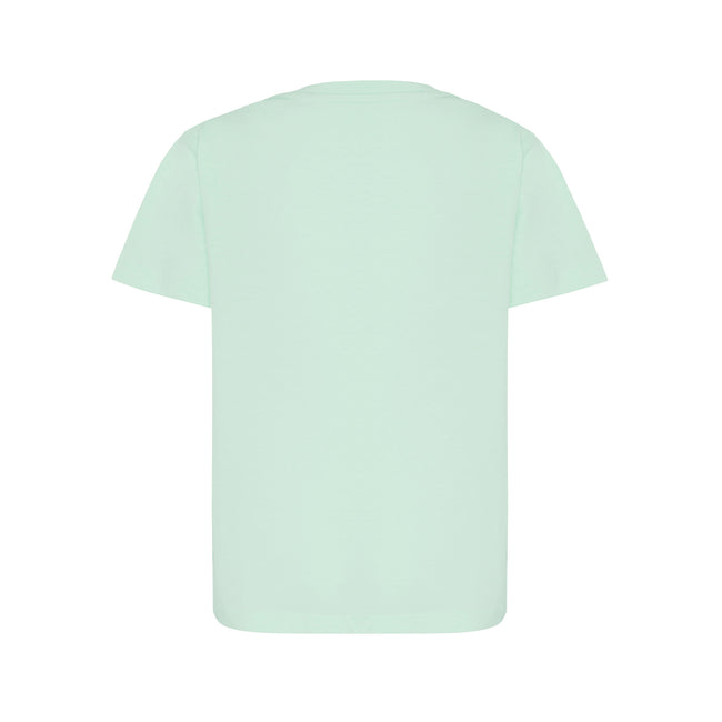 Crushed Mint - Back - Iqoniq Childrens-Kids Koli Recycled Cotton Lightweight T-Shirt