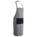 Navy - Front - Ukiyo Unisex Adult Deluxe Aware Apron