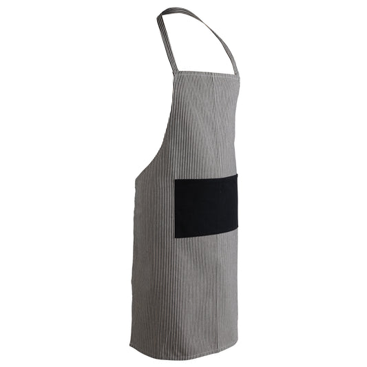 Black - Front - Ukiyo Unisex Adult Deluxe Aware Apron