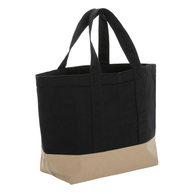 Black - Back - XD Collection Impact Recycled Canvas Cooler Bag