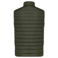 Khaki Green - Back - Iqoniq Mens Meru Recycled Polyester Body Warmer
