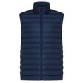 Navy - Front - Iqoniq Mens Meru Recycled Polyester Body Warmer