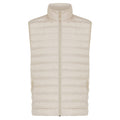 Beige - Front - Iqoniq Mens Meru Recycled Polyester Body Warmer