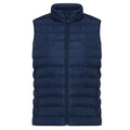 Navy - Front - Iqoniq Womens-Ladies Meru Recycled Polyester Body Warmer