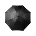 Black - Back - Vinga Bosler Recycled Aware Stick Umbrella