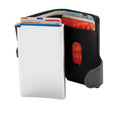 Black - Back - XD Collection Standard Aluminium RFID Blocking Card Holder