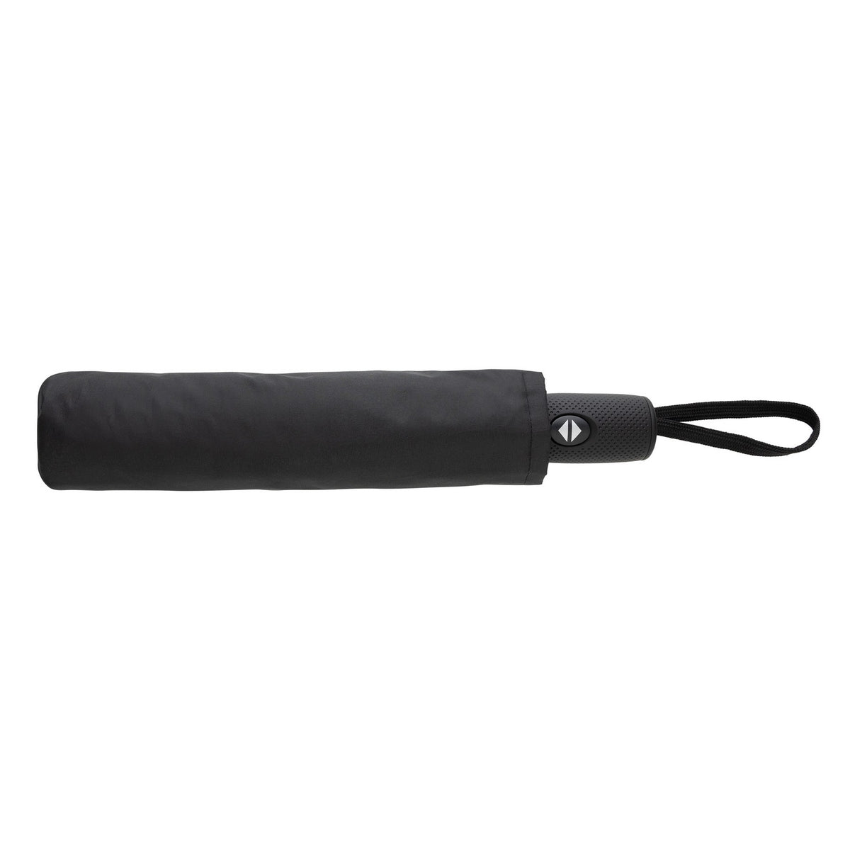 Black - Pack Shot - Swiss Peak Aware Automatic Folding Umbrella
