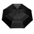 Black - Back - Swiss Peak Tornado Storm Aware Folding Umbrella