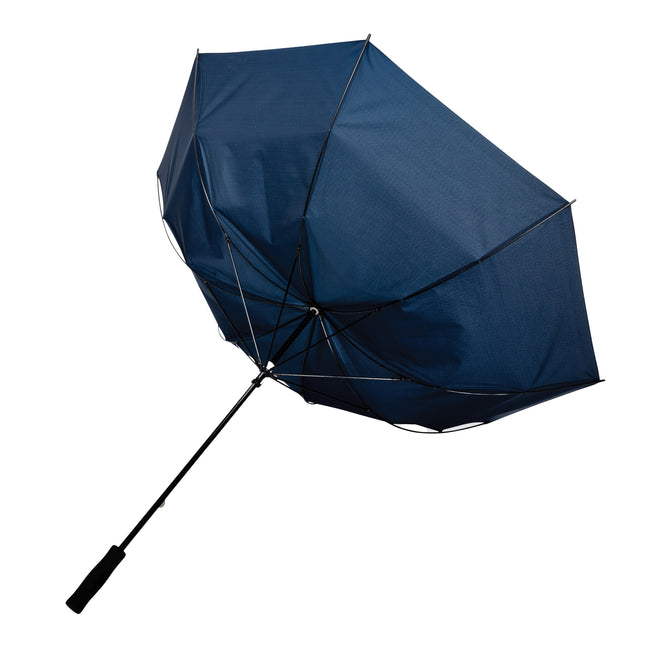 Navy - Side - XD Collection Impact RPET Aware Stormproof Stick Umbrella
