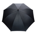 Black - Back - XD Collection Impact RPET Aware Stormproof Stick Umbrella