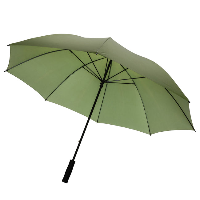 Green - Front - XD Collection Impact RPET Aware Stormproof Stick Umbrella