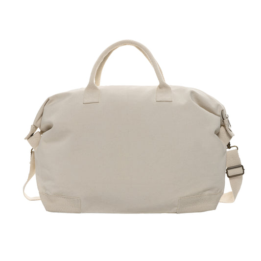 Off White - Front - XD Collection Kezar Recycled Canvas 40L Weekend Bag