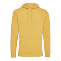 Ochre Yellow - Front - Iqoniq Unisex Adult Jasper Recycled Cotton Hoodie