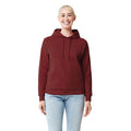 Burgundy - Side - Iqoniq Unisex Adult Jasper Recycled Cotton Hoodie