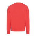 Luscious Red - Back - Iqoniq Unisex Adult Kruger Recycled Cotton Crew Neck Relaxed Fit Sweatshirt