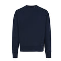 Navy - Front - Iqoniq Unisex Adult Kruger Recycled Cotton Crew Neck Relaxed Fit Sweatshirt
