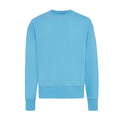 Tranquil Blue - Front - Iqoniq Unisex Adult Kruger Recycled Cotton Crew Neck Relaxed Fit Sweatshirt