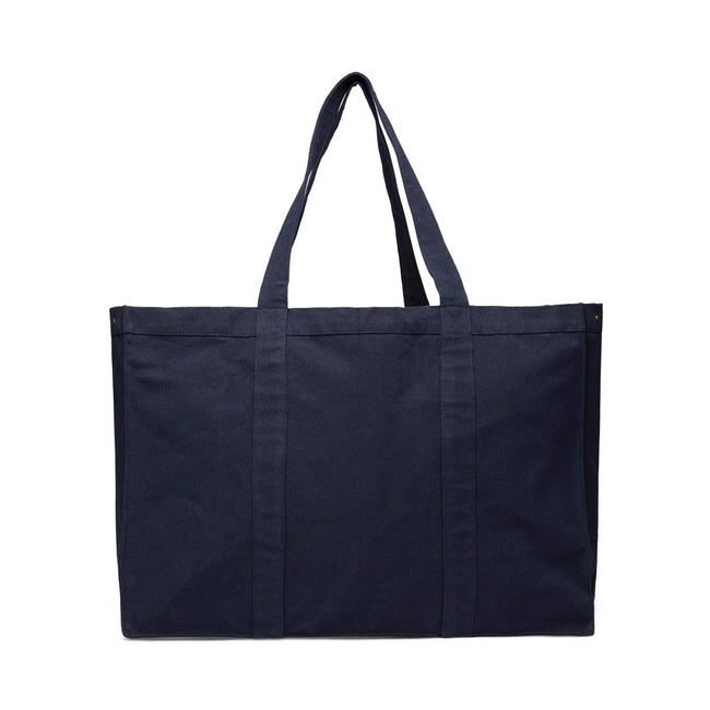 Navy - Front - Vinga Hilo Aware Maxi Canvas Recycled 32L Tote Bag