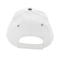 White - Back - XD Collection Impact Aware Contrast Brushed Cotton 6 Panel Cap