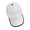 White - Pack Shot - XD Collection Impact Aware Contrast Brushed Cotton 6 Panel Cap