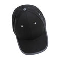 Black - Pack Shot - XD Collection Impact Aware Contrast Brushed Cotton 6 Panel Cap
