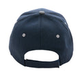 Navy - Back - XD Collection Impact Aware Contrast Brushed Cotton 6 Panel Cap