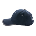 Navy - Side - XD Collection Impact Aware Contrast Brushed Cotton 6 Panel Cap