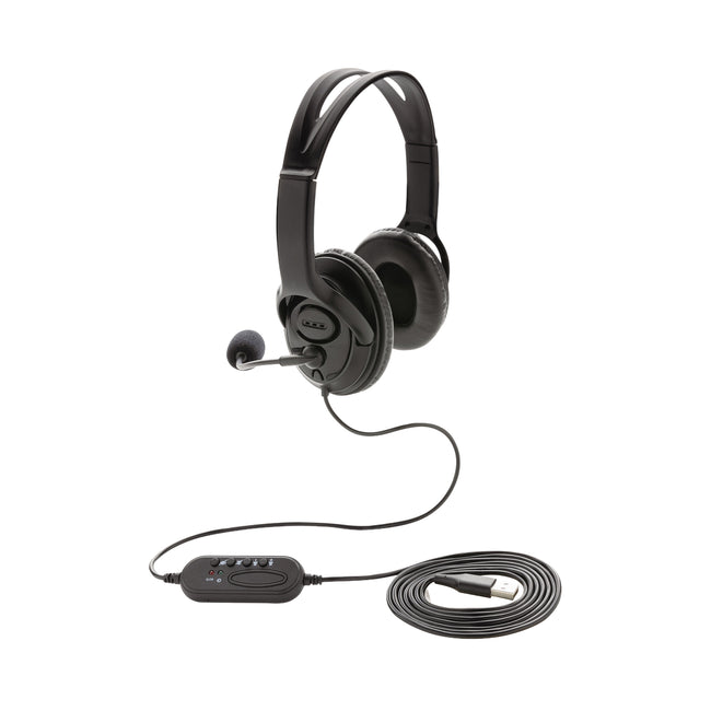 Black - Back - XD Collection Wired Headphones