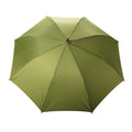 Green - Back - XD Collection Impact Aware Bamboo RPET Stick Umbrella