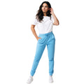 Tranquil Blue - Side - Iqoniq Unisex Adult Cooper Recycled Cotton Jogging Bottoms