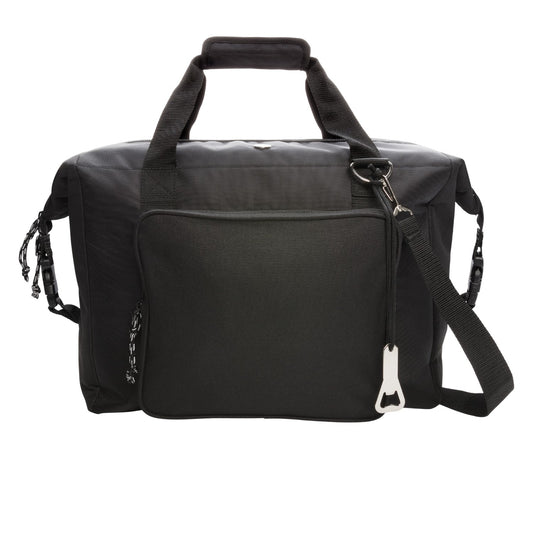 Black - Front - Swiss Peak 40L Plain Cooler Bag