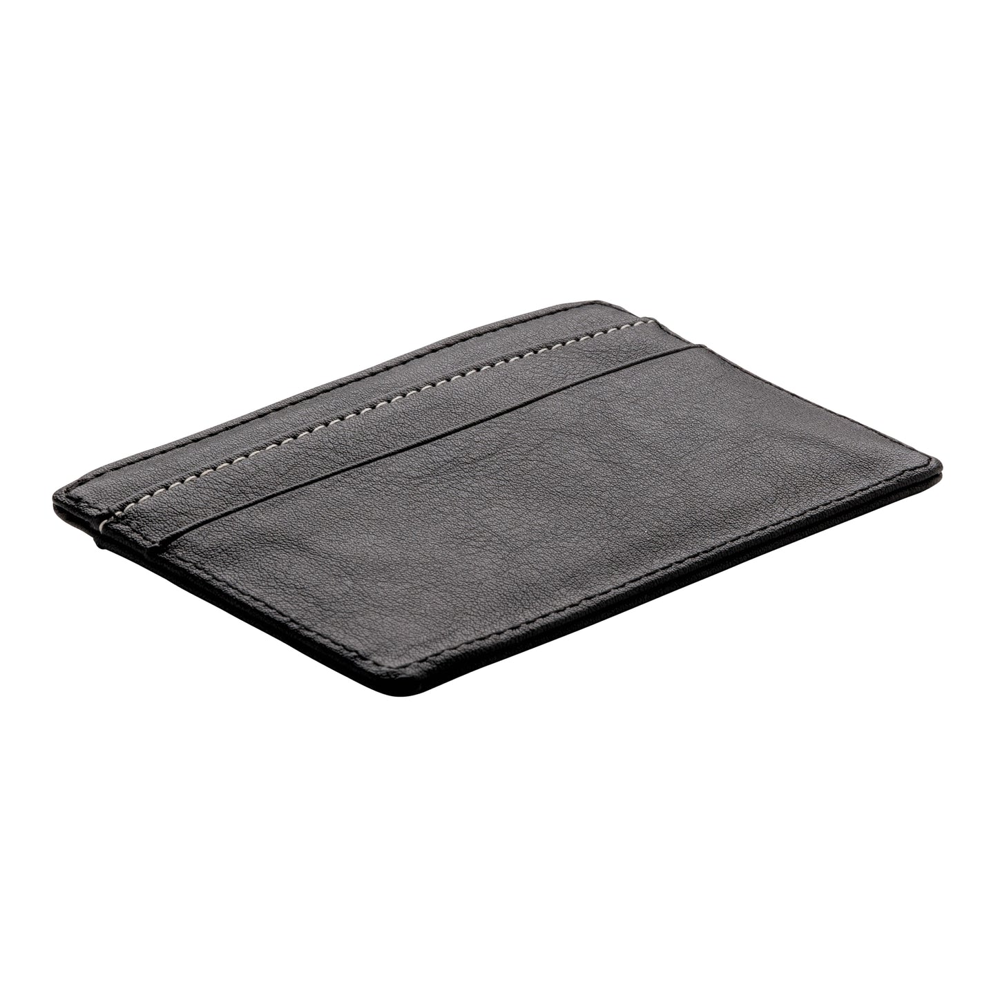 Black - Side - Swiss Peak RFID Blocking Card Holder