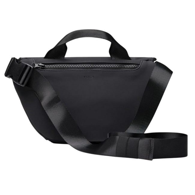 Black - Back - Vinga Baltimore Recycled Sling Backpack