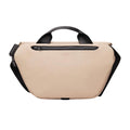 Greige - Side - Vinga Baltimore Recycled Sling Backpack