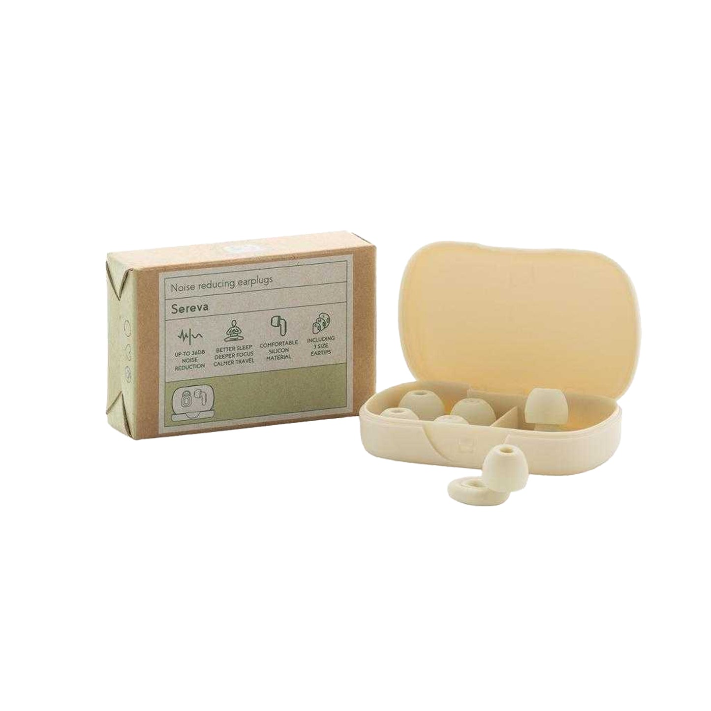 Beige - Lifestyle - XD Collection Sereva Noise Reducing Earplugs