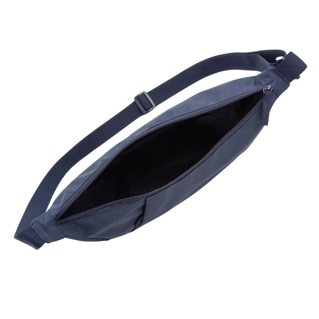 Navy - Side - XD Collection Crescent XL Half Moon RPET Aware 10L Crossbody Bag