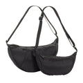 Black - Pack Shot - XD Collection Crescent XL Half Moon RPET Aware 10L Crossbody Bag