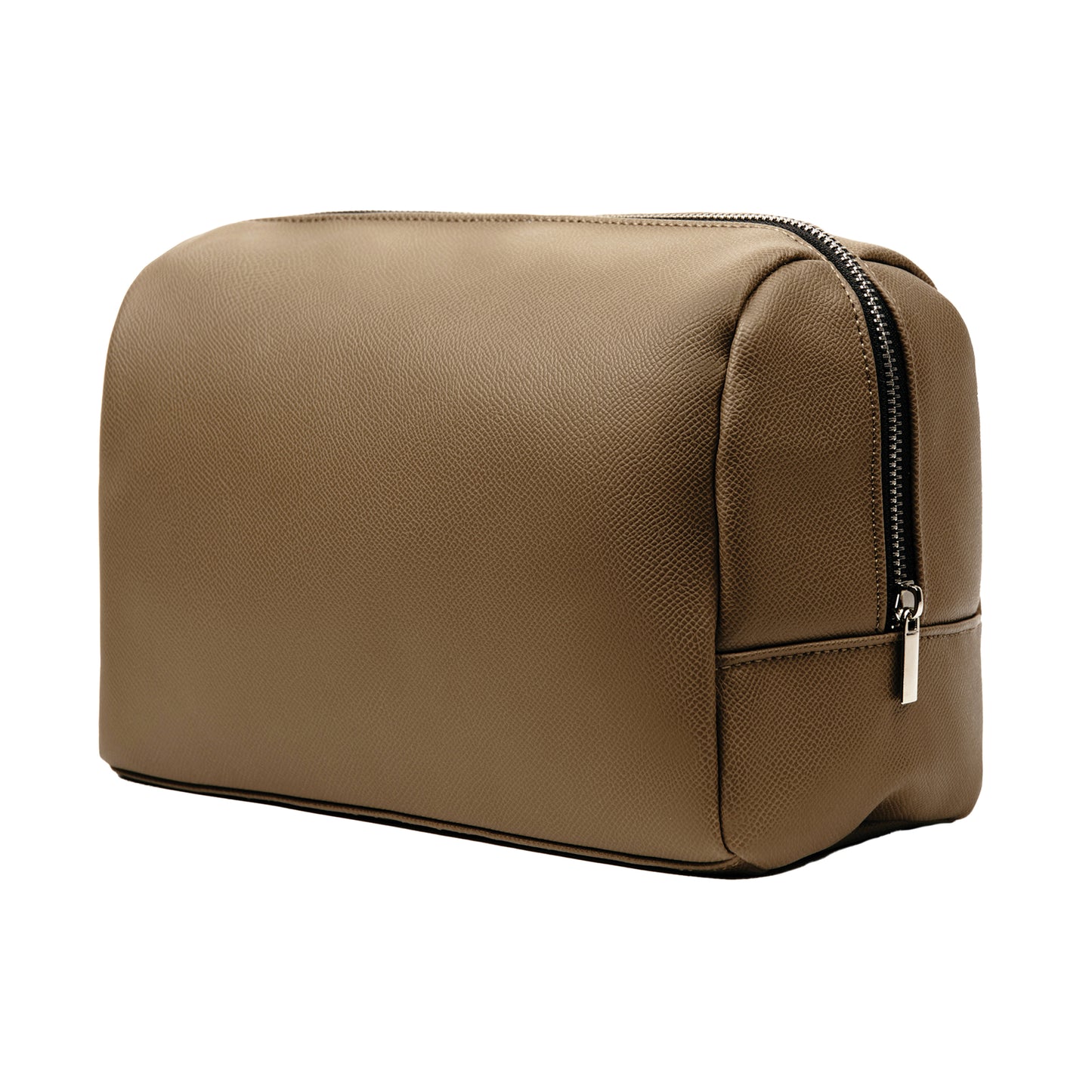 Brown - Side - Vinga Bermond PU Recycled Toiletry Bag