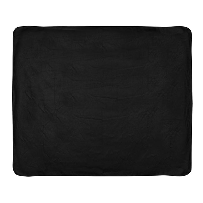 Black - Back - XD Collection Fleece Blanket