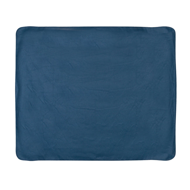 Navy - Back - XD Collection Fleece Blanket
