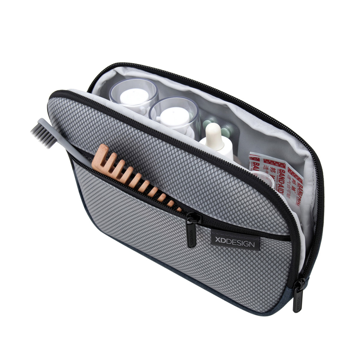 Blue - Side - XD Design Logo Toiletry Bag